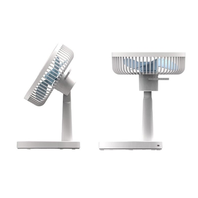 ABS Rechargeable Table Fans Portable Desk Fan With 4000mAh Battery