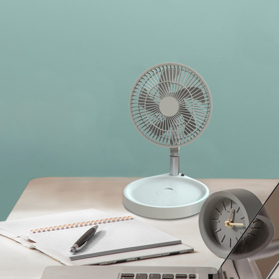 USB Rechargeable Retractable Folding Fan 10000mAh Large Capacity Portable Oscillating Fan